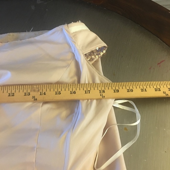 Dressy collection sequin Rose gold dress size 14 - Picture 9 of 16